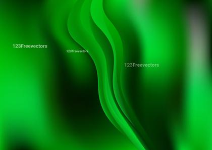 Green Wave Background