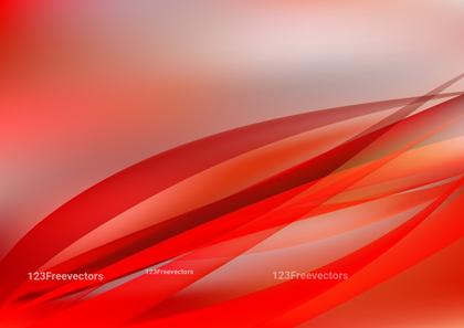 Red Wave Abstract