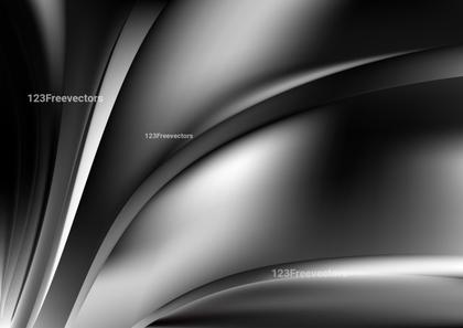 Flowing Grayscale Curves