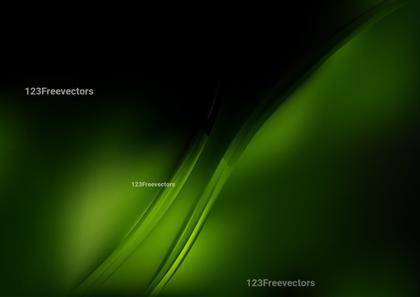 Green Wave Background