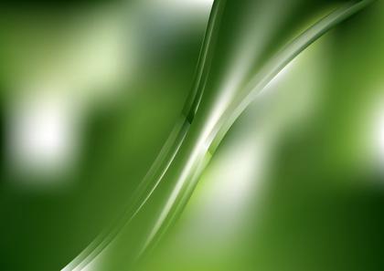Abstract Green Wave