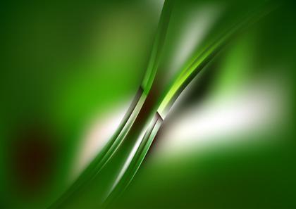 Abstract Green Swirls