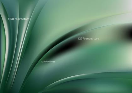 Green Wave Background
