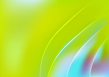 Abstract Green and Blue Lines