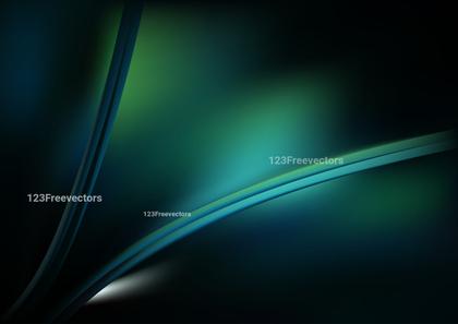 Abstract Green and Blue Lines