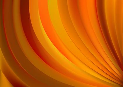 Abstract Orange Waves