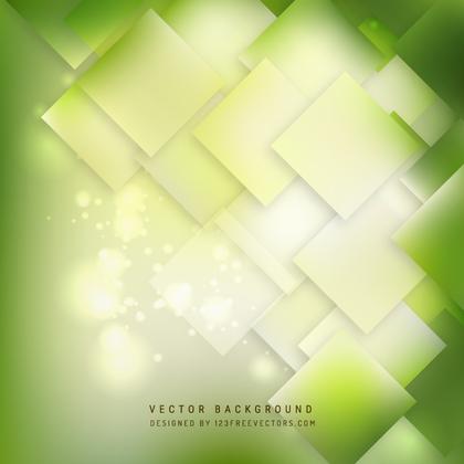 Abstract Green Square Background Design