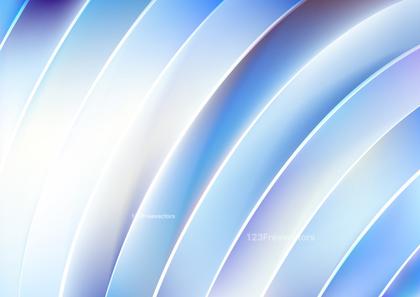 Abstract Blue Curves