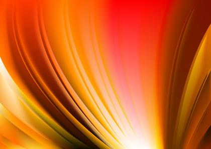 Abstract Orange and Yellow Lines
