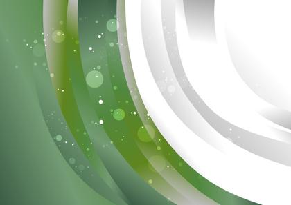 Abstract Green Swirls