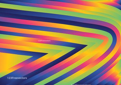 Abstract Rainbow Gradient Lines