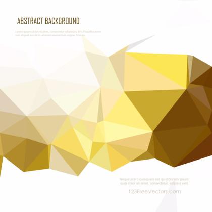 Light Golden Abstract Geometric Polygon Background Image