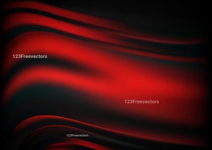 Red and Black Wavy Abstract