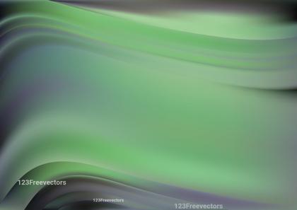 Flowing Green Abstract