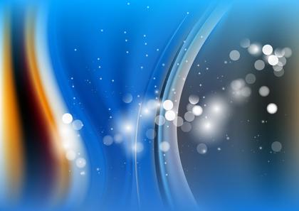 Blue Bokeh Abstract