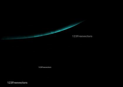 Teal Curve Abstract