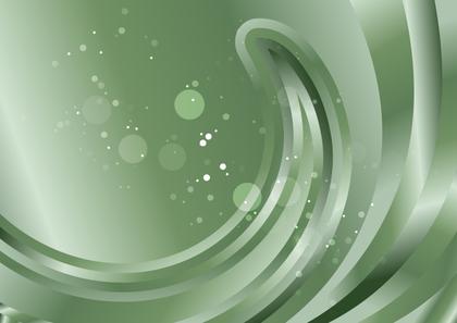 Abstract Green Swirls