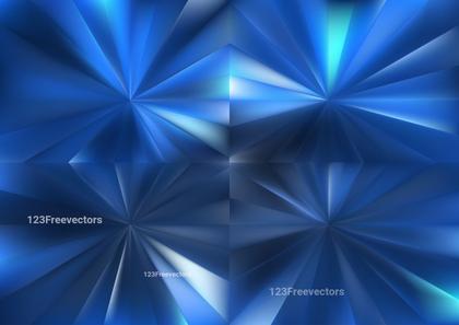 Blue Burst Abstract