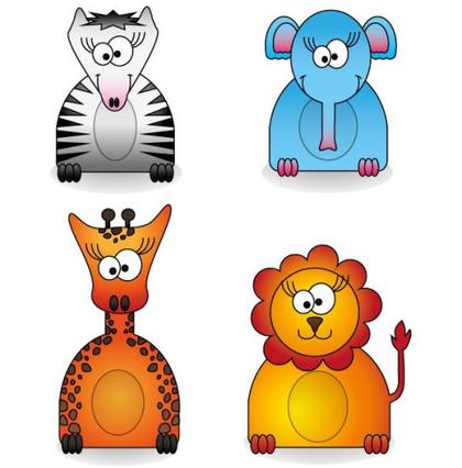 Zoo Animals Free Vector Pack