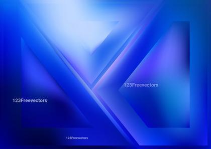 Abstract Blue Geometric Design