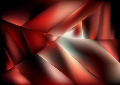 Geometric Red and Black