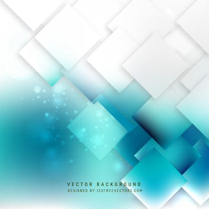 Abstract Turquoise Square Background Pattern
