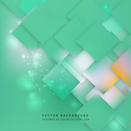 Abstract Turquoise Square Background Design