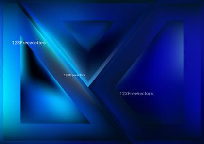 Blue Geometric Shapes