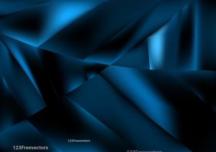 Geometric Blue Abstraction