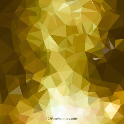 Golden Abstract Geometric Polygon Background Template