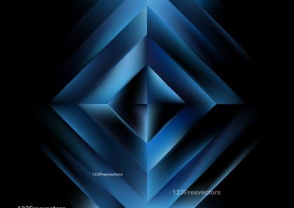 Geometric Blue Abstraction