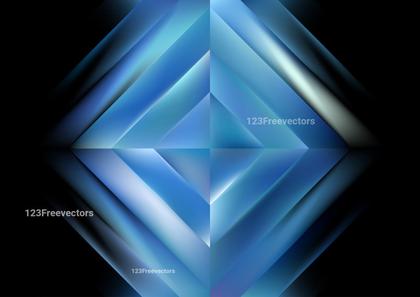Geometric Blue Diamond
