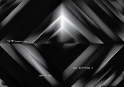 Abstract Geometric Black and White Design