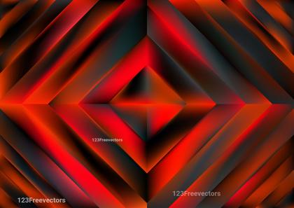 Geometric Red and Black Design