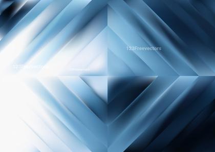 Geometric Blue Abstraction