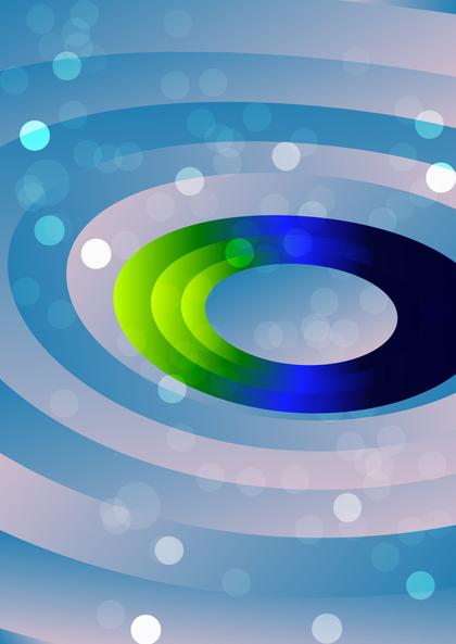 Free Download Blue and Green Abstract Circle Background Vector Illustration