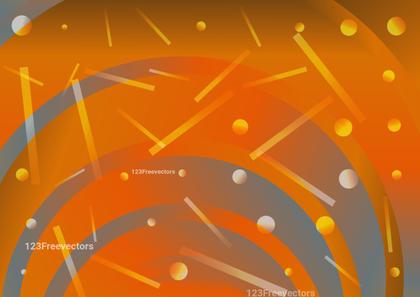 Orange Abstract Composition