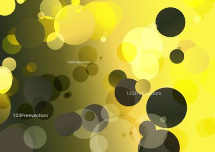 Yellow Circle Abstract