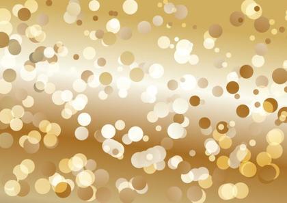 Golden Bokeh Circles