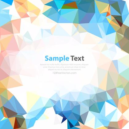 Low Poly Colorful Background