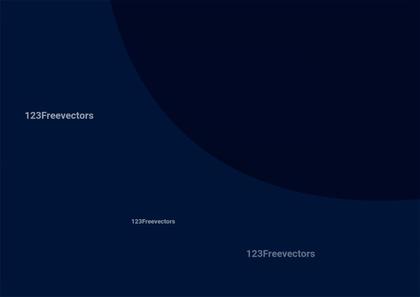 Blue Curved Abstract Background