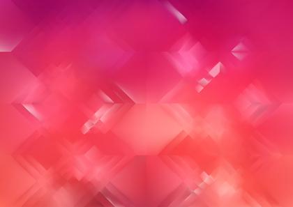 Geometric Pink and Red Abstract