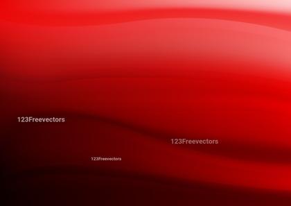 Crimson Wave Abstract