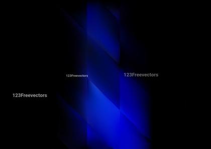 Blue and Black Abstract