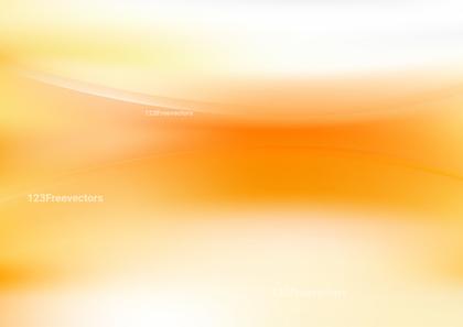 Orange and White Wave Background
