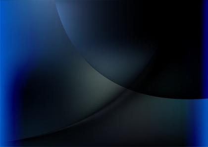 Blue Curve Abstract
