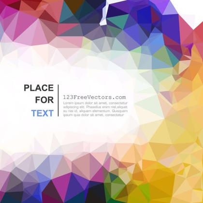 Colorful Polygonal Background Free
