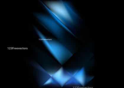 Abstract Blue and Black