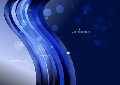 Dark Blue Wave Book Cover Background