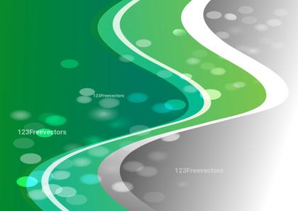 Green Wavy Background